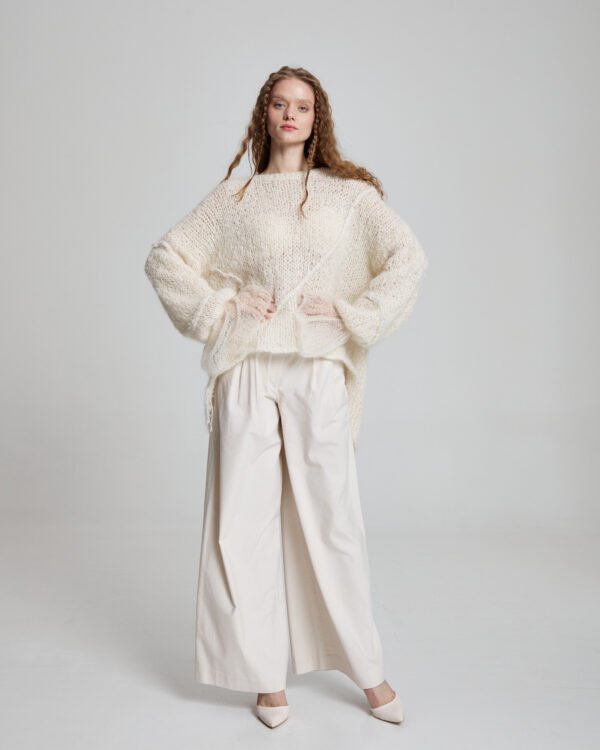 Lunelle Braid Wool Sweater