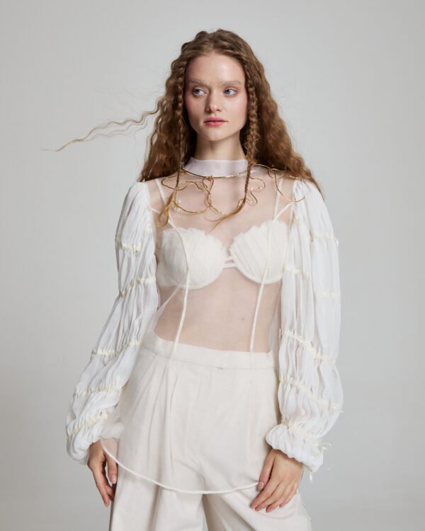 Nightglow Sheer Blouse