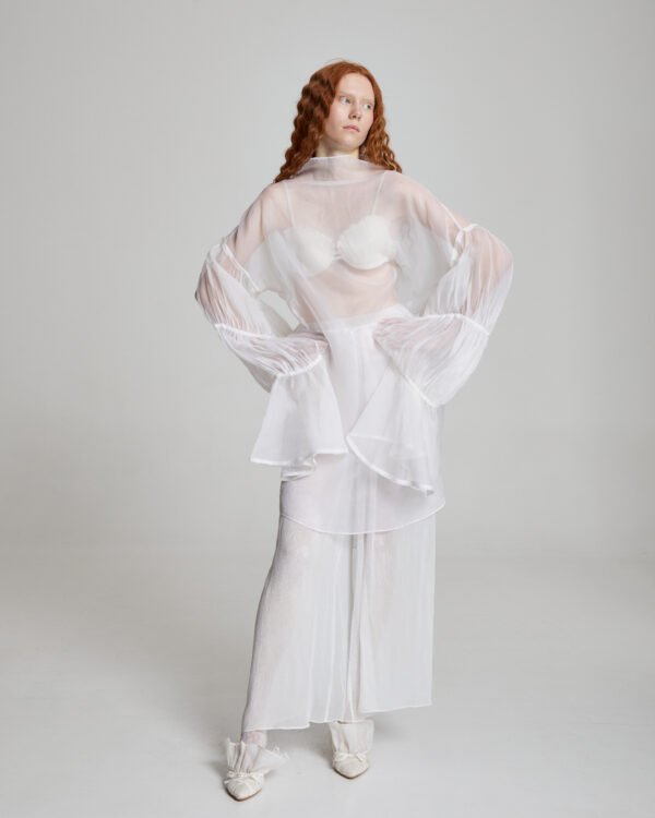 Moonveil Organza Blouse