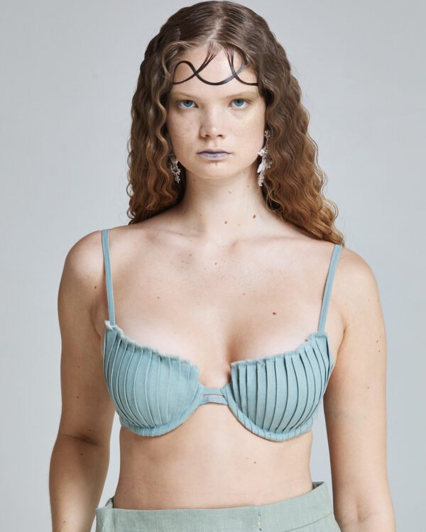 Sage Shell Bra