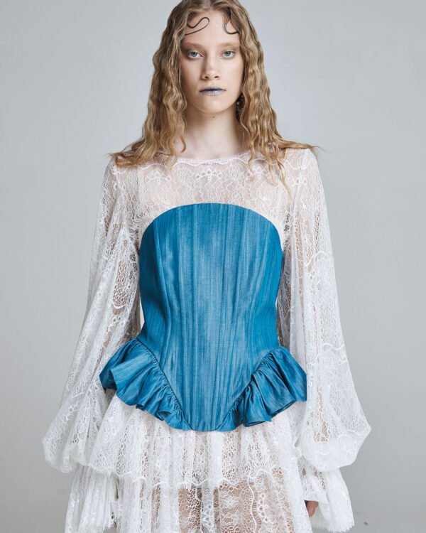 Mediterranean Blue Corset