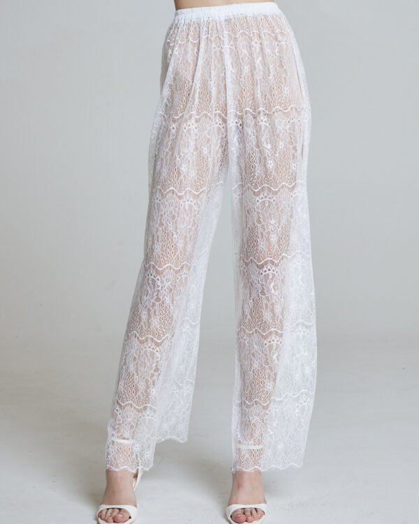 Seafoam Lace Trousers