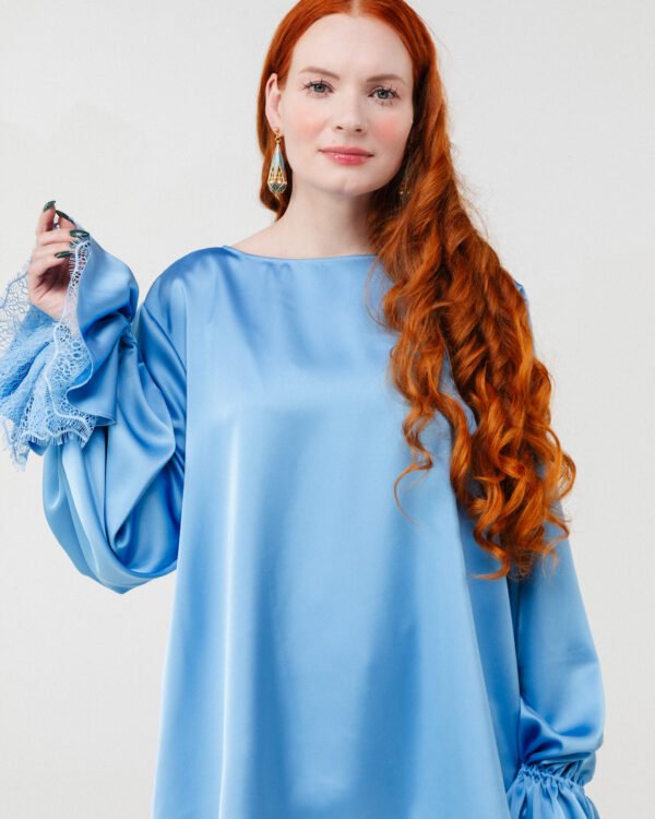 Bleu Porcelaine Rococo Blouse