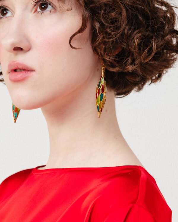 Vitrail Épanoui Earrings