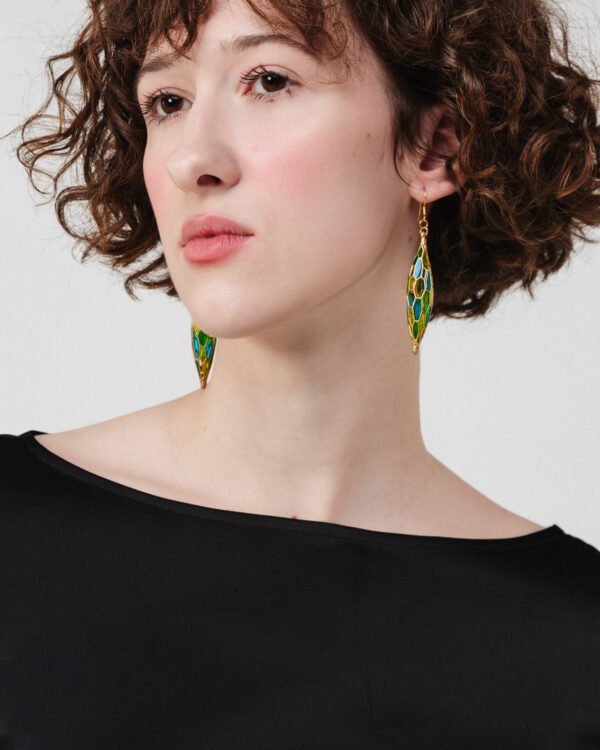 Vitrail Jardin Earrings