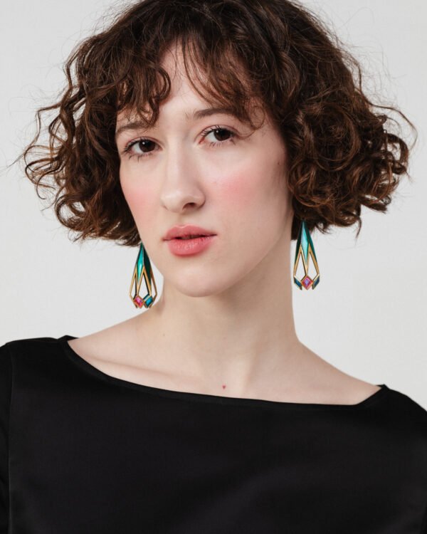 Vitrail Élancé Earrings